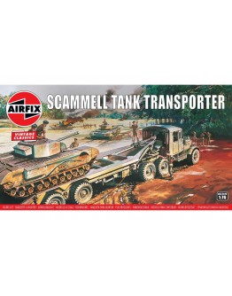AIRFIX VINTAGE CLASSICS 1/76 SCALE MODEL MILITARY KIT - A02301V - Scammell Tank Transporter 