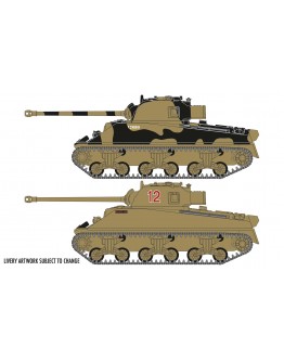 AIRFIX 1/72 SCALE MODEL MILITARY KIT - A02341 - Sherman Firefly WW2 