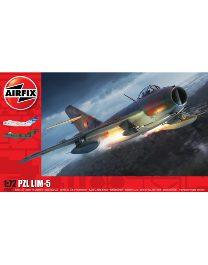 AIRFIX 1/72 SCALE MODEL AIRCRAFT KIT - A03092 - PZL LIM-5