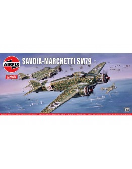 AIRFIX VINTAGE CLASSICS 1/72 SCALE MODEL AIRCRAFT KIT-  A04007V - Savoia-Marchetti SM79