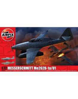 AIRFIX 1/72 SCALE MODEL AIRCRAFT KIT - A04062 - Messerschmitt Me262B-1a/U1 