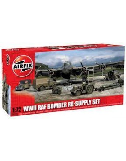 AIRFIX 1/72 SCALE MODEL KIT - 05330 - WWII RAF BOMBER RE-SUPPLY SET AI05330