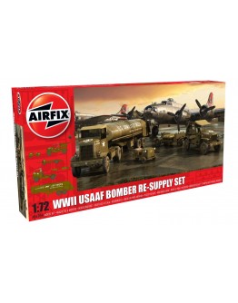 AIRFIX 1/72 SCALE MODEL AIRCRAFT KIT - A06304 - WWII USAAF Bomber RE-Supply Set