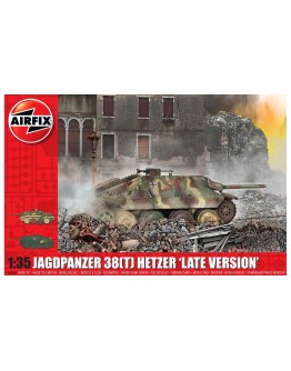 AIRFIX 1/35 SCALE MILITARY MODEL KIT - 1353 - JagdPanzer 38 Tonne Hetzer, Late Version 