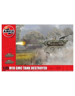 AIRFIX 1/35 SCALE MILITARY MODEL KIT - 1360 - M10 GMC Tank Destroyer 