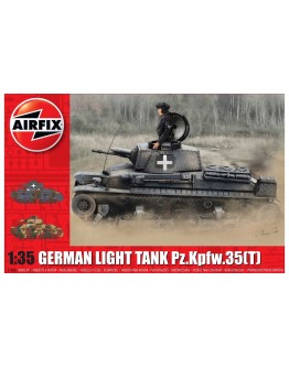 AIRFIX 1/35 SCALE MILITARY MODEL KIT - 1362 - German Light Tank Pz.Kpfw.35 (t) 