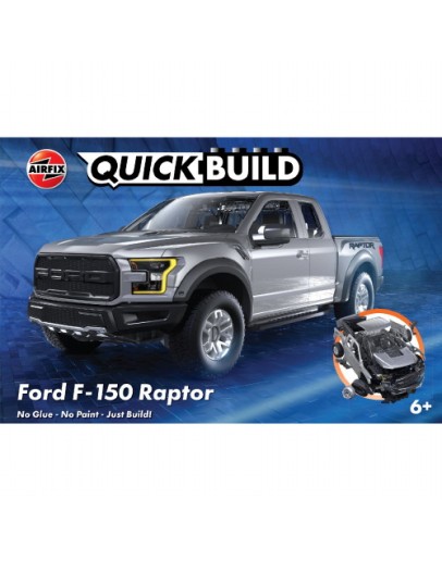 AIRFIX QUICKBUILD - J6053 - Ford F-150 Raptor Grey