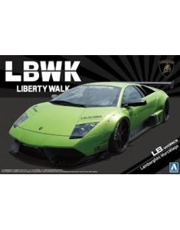 AOSHIMA 1/24 SCALE PLASTIC MODEL KIT - 05994 LAMBO MURCELAGO AOS05994