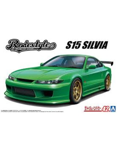 AOSHIMA 1/24 SCALE PLASTIC MODEL KIT - 06879 S15 SILVIA 99 AOS06879