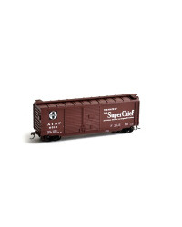 ATHEARN HO SCALE WAGON - 14726 - 40FT DOUBLE DOOR EXPRESS BOX CAR- SANTA FE - #ATSF6522 - ATH14726