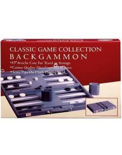 HANSEN  38015 - BACKGAMON SET - 15 INCH BAK38015