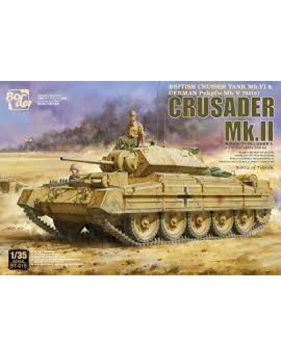 BORDER 1/35 PLASTIC MODEL KIT - BDMBT015 - CRUSADER 2 TANK BDMBT015