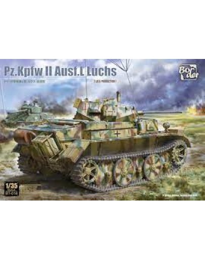 BORDER 1/35 PLASTIC MODEL KIT - BDMBT018 - LUCHS PAZER 2 BDMBT018