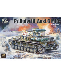 BORDER 1/35 PLASTIC MODEL KIT - BDMBT033 - Pz.Kpfw.IV Ausf.G Mid (Kharkov 1943)