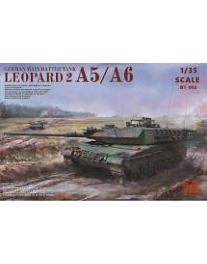 BORDER 1/35 PLASTIC MODEL KIT - BDMDT001 - LEOPARD 2 A5/A6 GERMAN MAIN BATTLE TANK BDMDT001