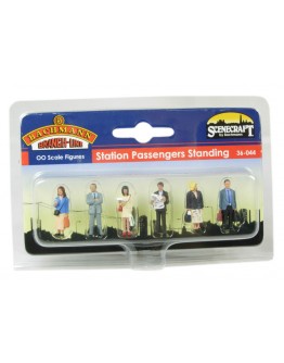 BACHMANN SCENECRAFT OO SCALE FIGURES 36-044 Station Passengers Standing