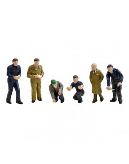 BACHMANN SCENECRAFT OO SCALE FIGURES 36-403 Factory Workers & Foreman
