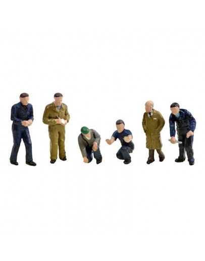 BACHMANN SCENECRAFT OO SCALE FIGURES 36-403 Factory Workers & Foreman
