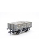 BACHMANN BRANCHLINE OO SCALE WAGON 37-040 5 Plank Steel Floor Open Wagon with Lime Load ICI Lime Ltd, Buxton