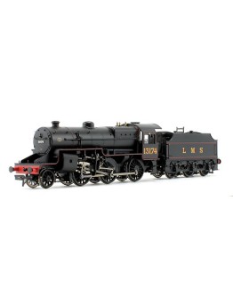 BACHMANN BRANCHLINE OO SCALE STEAM LOCOMOTIVE 32-178A LMS CLASS 5MT [CRAB] 2-6-0 #13174 - LMS LINED BLACK