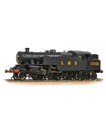 BACHMANN BRANCHLINE OO SCALE STEAM LOCOMOTIVE 32-875A LMS FAIRBURN 4MT 2-6-4 TANK #2245 LMS LINED BLACK BLN32875A