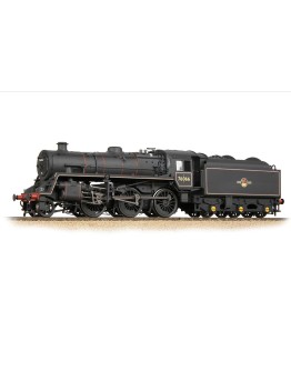 BACHMANN BRANCHLINE OO SCALE STEAM LOCOMOTIVE 32-956 BR STANDARD 4MT 2-6-0 WITH BR1B TENDER # 76066 BR BLACK LATE CREST BLN32956