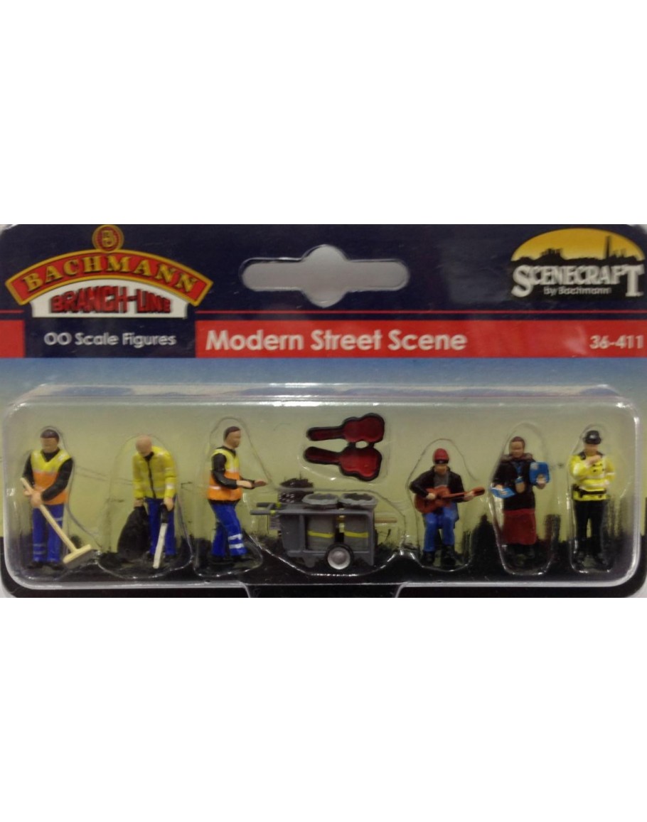 Bachmann Scenecraft 36-411 Modern Street Scene Figures OO scale 