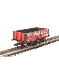 BACHMANN BRANCHLINE OO SCALE WAGON 37-072 5 Plank Wooden Floor Open Wagon - W.H. WALLIS & CO. No 136 ORANGE BLN37072