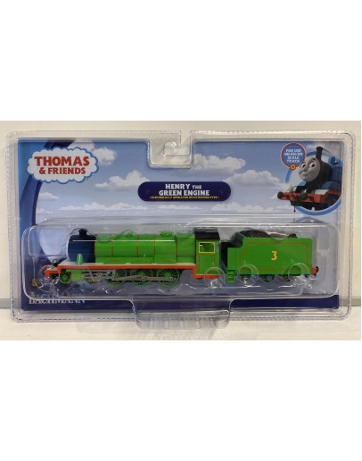 BACHMANN THOMAS HO SCALE STEAM LOCOMOTIVE 58745 HENRY THE GREEN ENGINE [WITH MOVING EYES] - BM58745