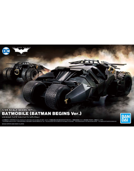 BANDAI BATMAN 1/35 SCALE PLASTIC MODEL KIT - 5062184 - Batmobile (Batman Begins Ver.)