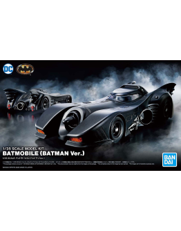 BANDAI BATMAN 1/35 SCALE PLASTIC MODEL KIT - 5062185 - Batmobile (Batman Ver.)