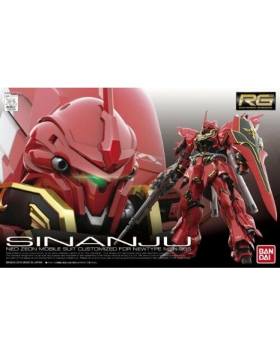 BANDAI 1/144 GUNDAM PLASTIC KIT - 5061619 - RG SINANJU GO5061619