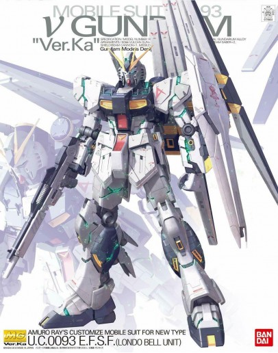 BANDAI 1/100 GUNDAM PLASTIC KIT - 5055454 - MG V GUNDAM RX-03 VER KA MOBILE SUIT - GO5055454
