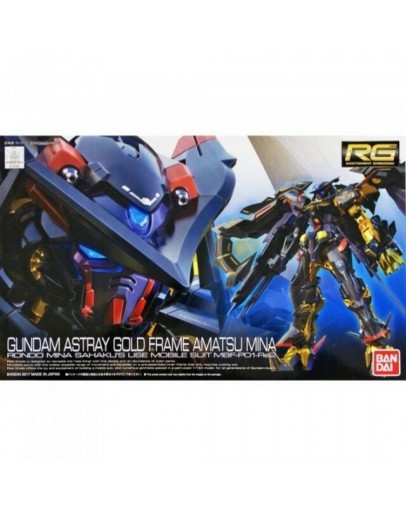 BANDAI 1/144 GUNDAM PLASTIC KIT - 5055460 - RG GUNDAM ASTRAY GOLD FRAME AMATSU MINA