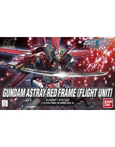 BANDAI 1/144 GUNDAM HGGS PLASTIC KIT - #58 - 5055602 - HG GUNDAM ASTRAY RED FLAME FLIGHT UNIT