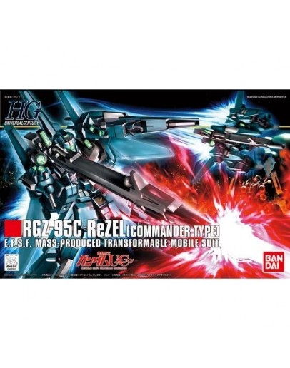 BANDAI 1/144 GUNDAM PLASTIC KIT - 5056832 - HGUC ReZEL (CAPTAIN MS) GO5056832