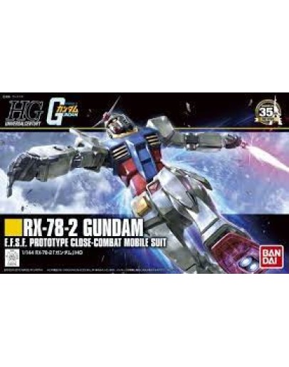 BANDAI 1/144 GUNDAM PLASTIC KIT - 5057403 - HGUC RX-78-2 GUNDAM GO5057403