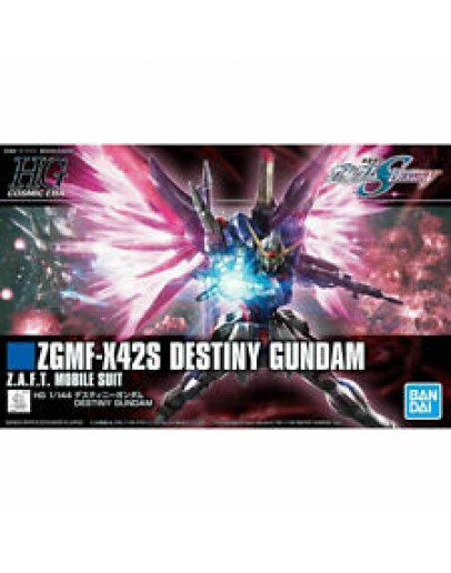 BANDAI 1/144 GUNDAM HGCE PLASTIC KIT - SILVER 224 - 5057606 - HGCE DESTINY GUNDAM - GO5057606