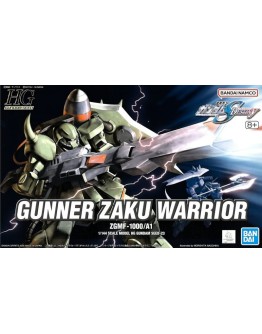 BANDAI 1/144 GUNDAM HGGS PLASTIC KIT - #23 - 5057919 - GUNNER ZAKU WARRIOR - GO5057919