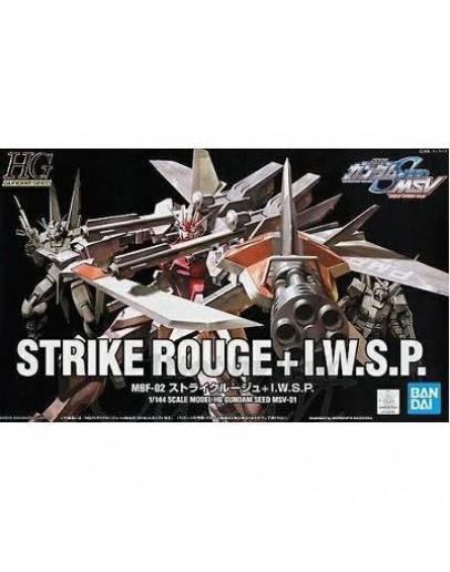 BANDAI 1/144 GUNDAM HGGS PLASTIC KIT - #01 - 5059142 - HG STRIKE ROUGE + IWSP GO5059142