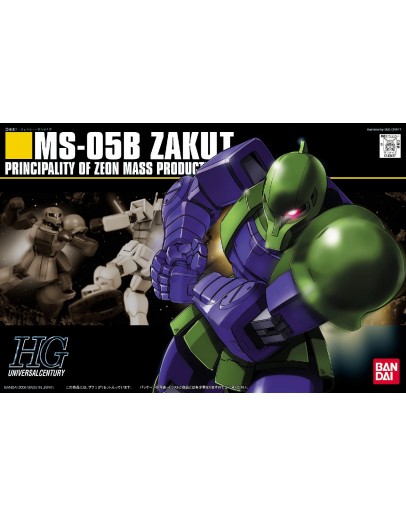 BANDAI 1/144 GUNDAM PLASTIC KIT - 5059159 - HGUC ZAKU I GO5059159