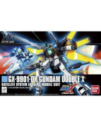 BANDAI 1/144 GUNDAM HGAW PLASTIC KIT - SILVER 163 - 5059166 - HGAW GX-9901-DX GUNDAM DOUBLE X GO5059166