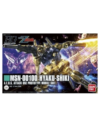 BANDAI 1/144 GUNDAM HGUC PLASTIC KIT - GOLD 200 - 5059242 HGUS HYAKY-SHIK GO5059242