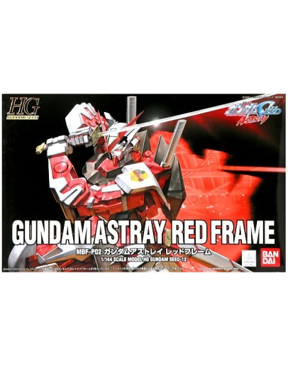 BANDAI 1/144 GUNDAM HGGS PLASTIC KIT - #12 - 5060357 - HG GUNDAM ASTRAY RED FRAME