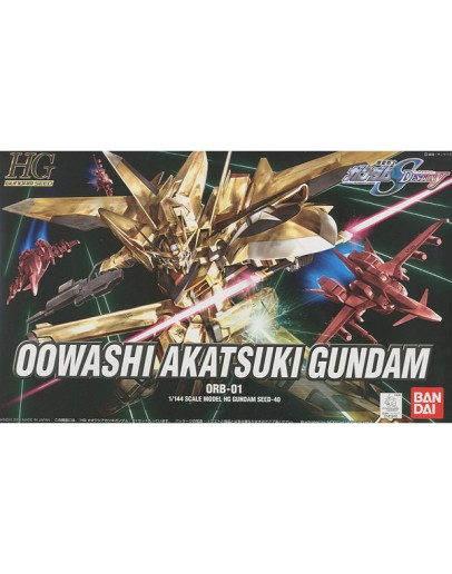 BANDAI 1/144 GUNDAM HGGS PLASTIC KIT - #40 - 5060365 - HG OOWASHI AKATSUKI GUNDAM