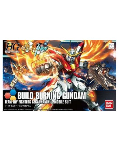 BANDAI 1/144 GUNDAM PLASTIC KIT - 5060373 - HGBF BUILD BURNING GUNDAM