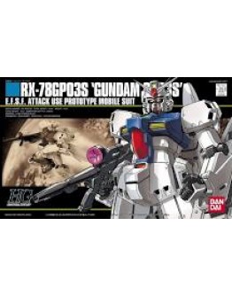 BANDAI 1/144 GUNDAM HGUC PLASTIC KIT - GOLD 025 - 5060967 - HGUC RX-78GP03S GUNDAM GP03S GO5060967