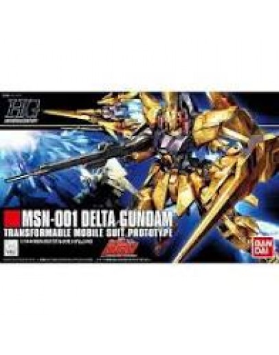 BANDAI 1/144 GUNDAM HGUC PLASTIC KIT - GOLD 136 - 5060970 - HGUC MSN-001 DELTA GUNDAM GO5060970