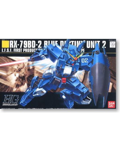 BANDAI 1/144 GUNDAM HGUC PLASTIC KIT - GOLD 077 - 5060973 - HG BLUE DESTINY UNIT 2 GO5060973