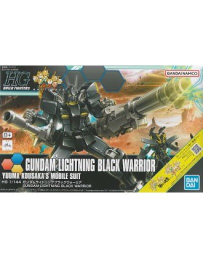 BANDAI 1/144 GUNDAM HGBF PLASTIC KIT #061 - 5061216 -HG GUNDAM LIGHTNING BLACK WARRIOR - GO5061216